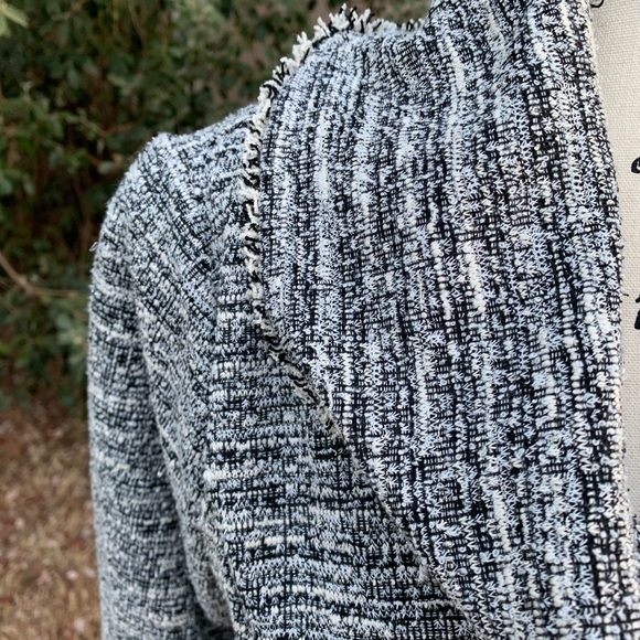 Robbie Bee Petite Black / White Cowl Neck Dress S - Picture 3 of 15